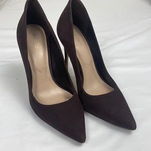 ALDO Chocolate Brown Pumps Size 5